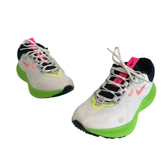 Nike React Escape Run Shoe Women's Green/White, DJ5929-100, Size 6.5 WORN ONCE - Picture 3 of 10